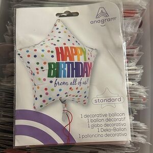 Anagram Happy Birthday Star Balloon